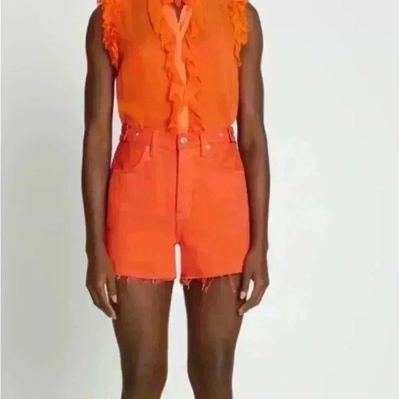 NWT 7 for all man mind RUBY EASY SHORT IN KOI size 27 - Picture 2 of 5